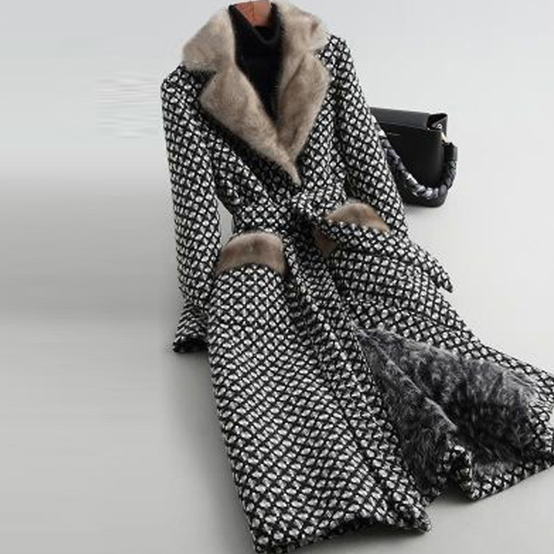 Sewing Tweed - Artificial Fur Grass Women's Winter Clothing