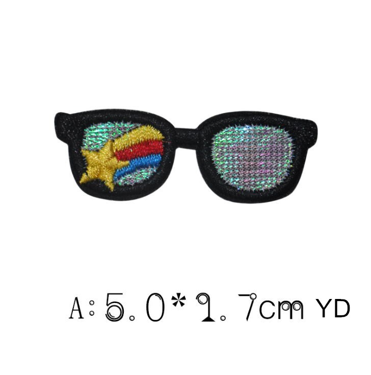 10 Pcs Rainbow Embroidered Pat - Sewing Id ulasan dan harga