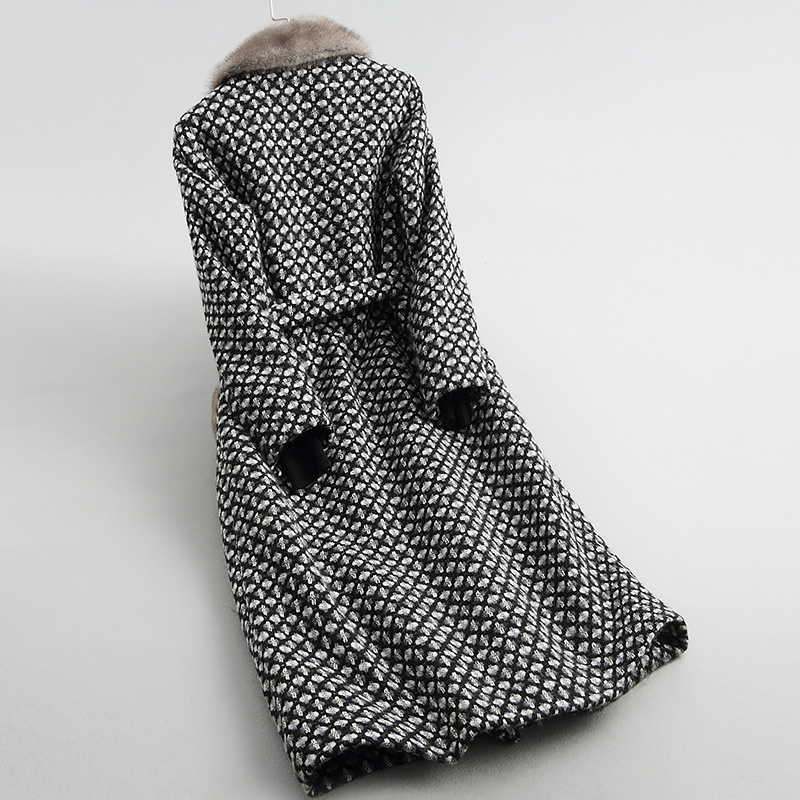 Artificial Fur Grass Women's W - Sewing Tweed ulasan dan harga