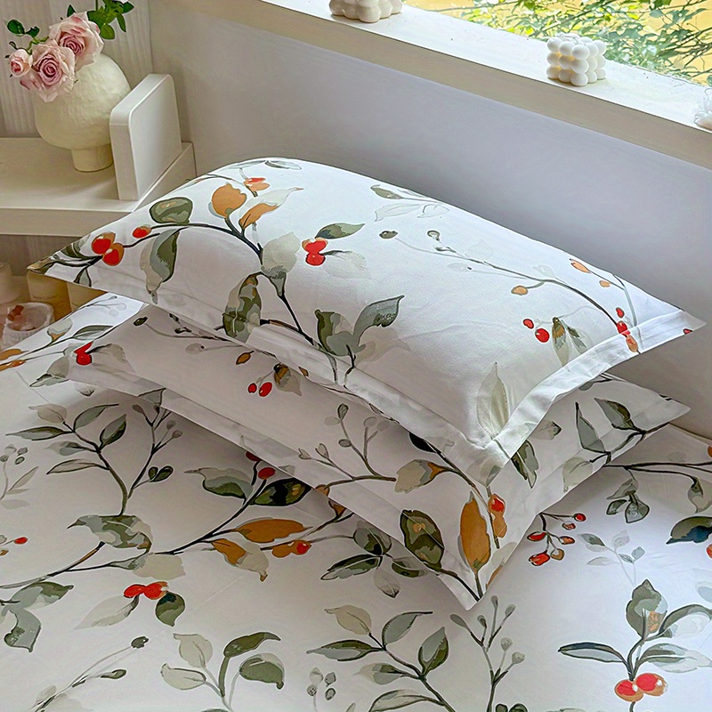 3pcs Print Bedding Set, Soft a - Fabric Softener Sheet ulasan dan harga