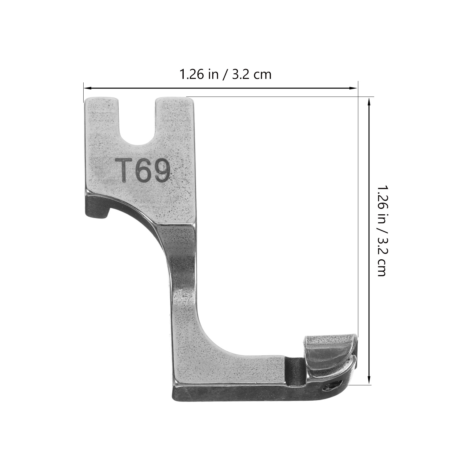 2Pcs Steel Adjustable Zipper P - Zipper Foot Presser ulasan dan harga