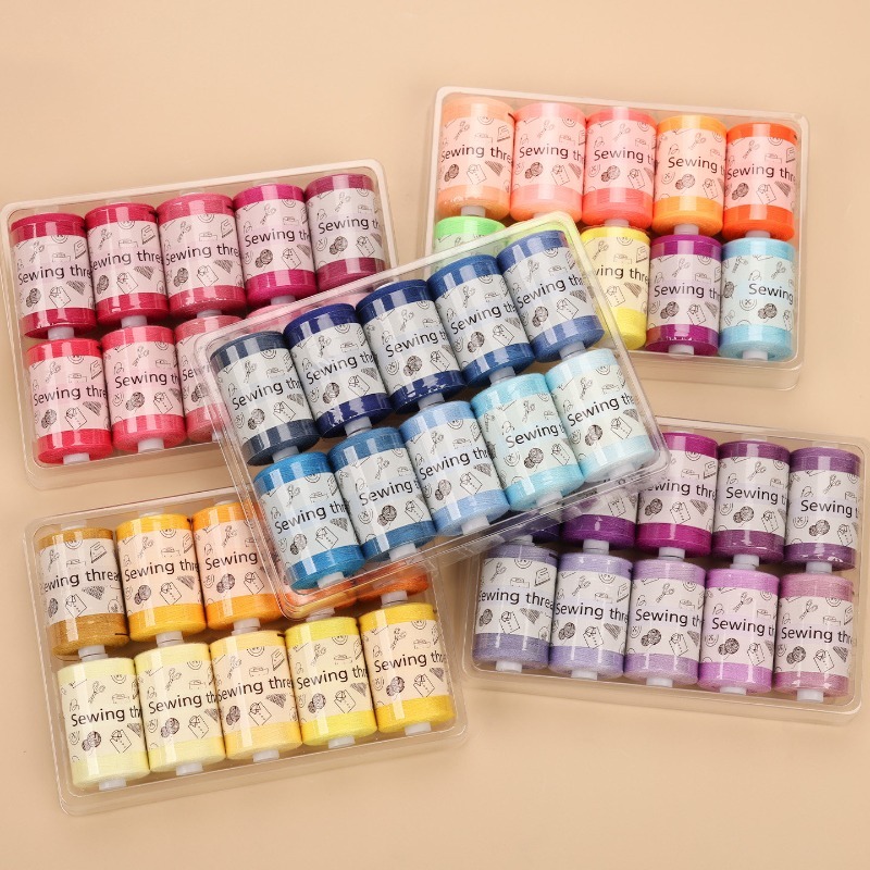 Multi Color Sewing Thread Set  - Sewing Thread Production ulasan dan harga