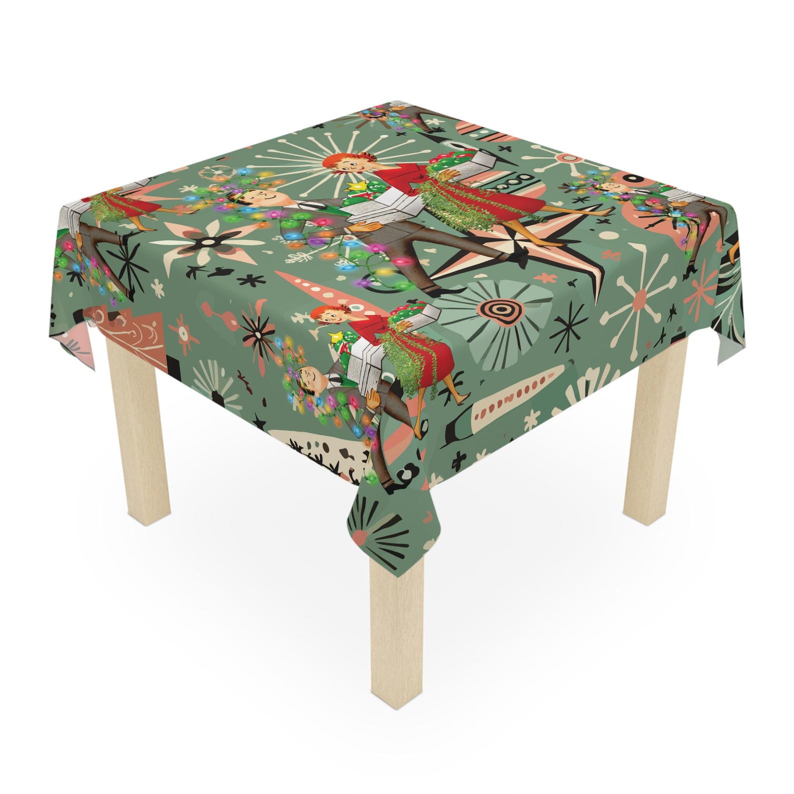 Retro 1950s Kitsch Christmas S - Century Textile & Sewing Supply Photos ulasan dan harga