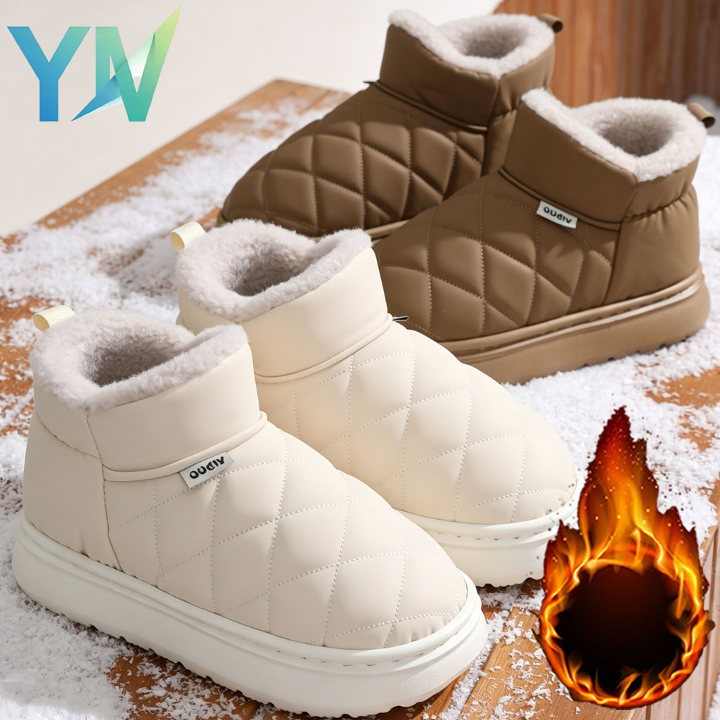 Winter Fleece Lined Slippers A - Sewing Fleece ulasan dan harga