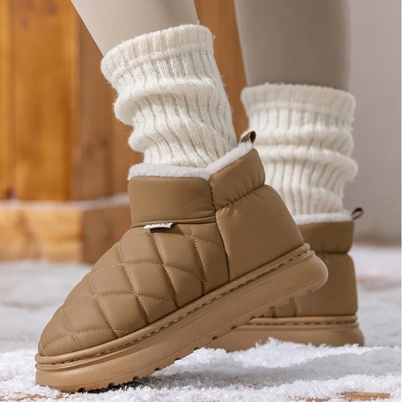 Winter Fleece Lined Slippers A - Sewing Fleece ulasan dan harga