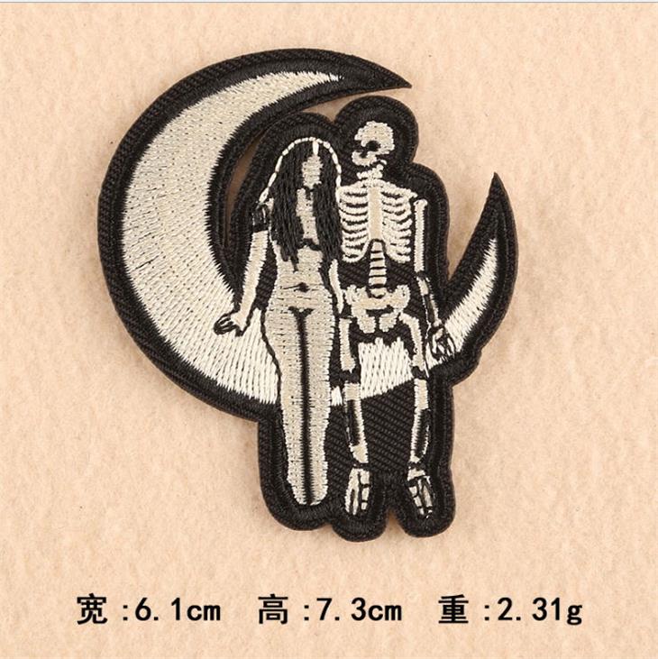 Iron On Sew On Embroidered Pat - Sewing Id ulasan dan harga