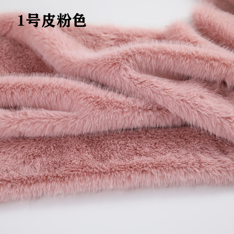 High Low Pile Faux Plush Fabri - Sewing Garments ulasan dan harga