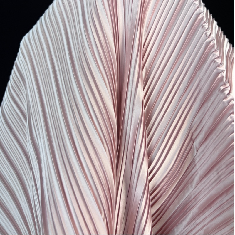 Stretch Imitation Silk Pleated - Sewing Garments ulasan dan harga