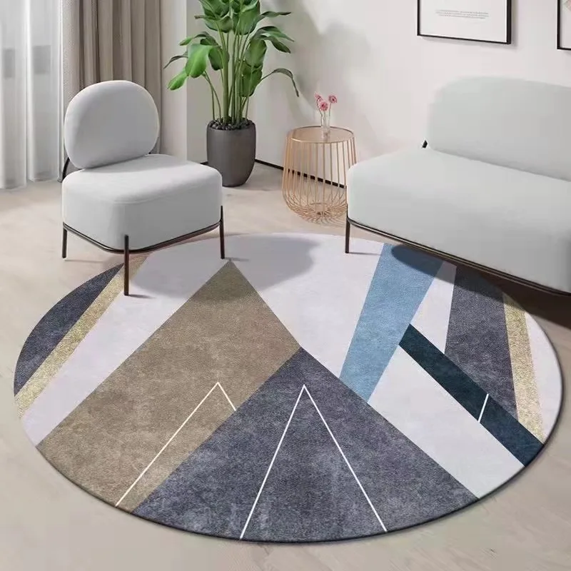 ~O~Geometric Round Rug with Mo - Century Textile & Sewing Supply Photos ulasan dan harga