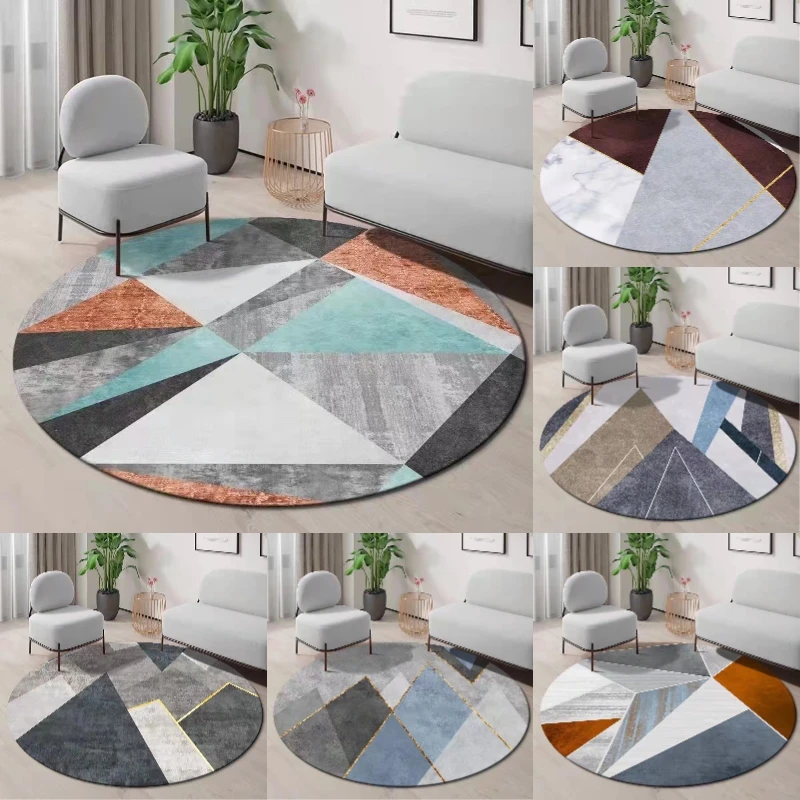 ~O~Geometric Round Rug with Mo - Century Textile & Sewing Supply Photos ulasan dan harga