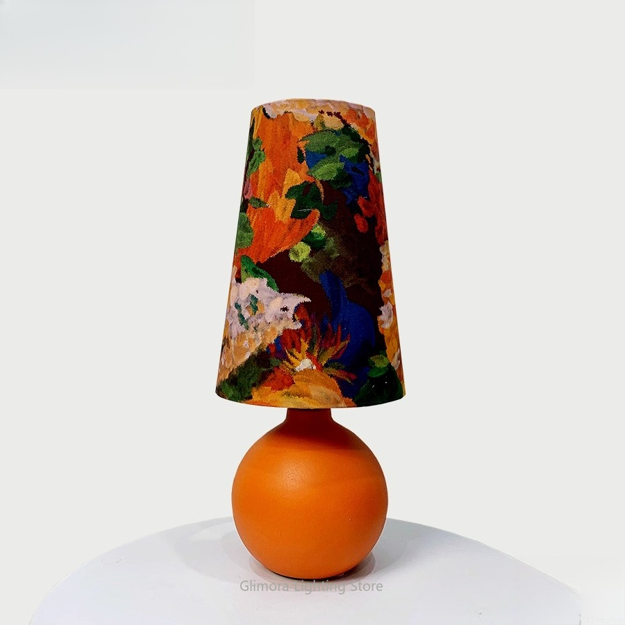 Orange Sphere Table Lamp: UK L - Century Textile & Sewing Supply Photos ulasan dan harga