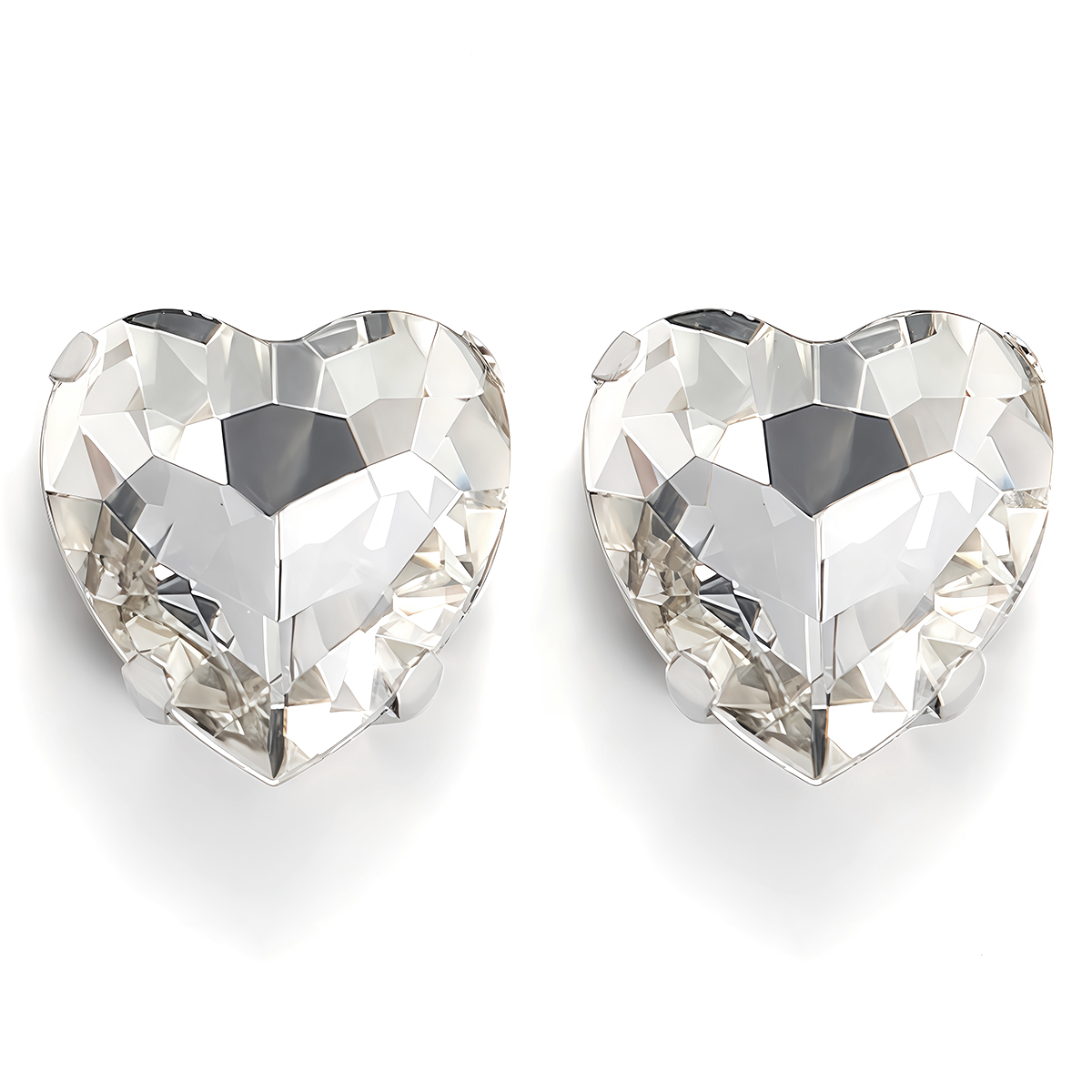 Heart Shape Glass Rhinestones  - Sewing Garments ulasan dan harga