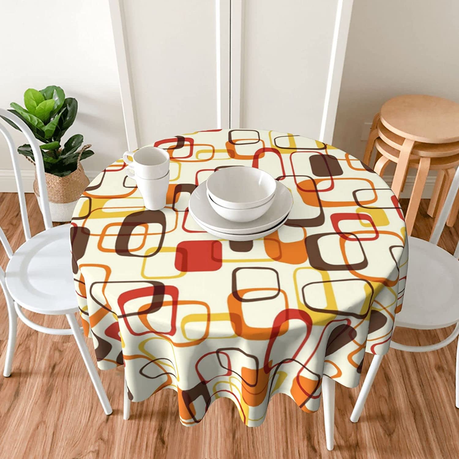 Retro Mid Century Geometric Ro - Century Textile & Sewing Supply Photos ulasan dan harga