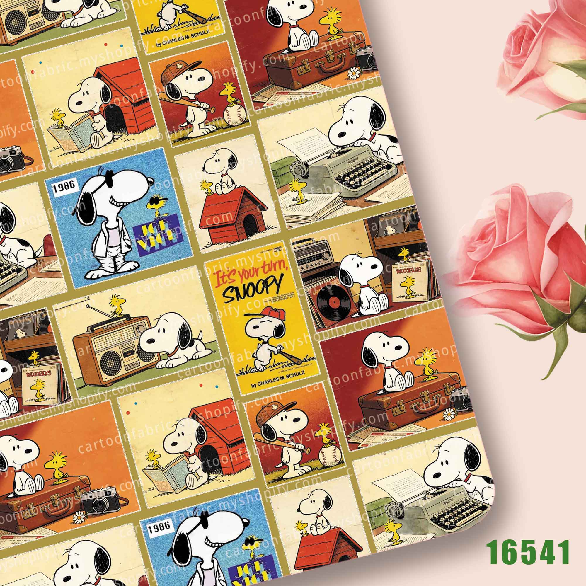 TAKARA TOMY Snoopy Fabric140x5 - Sewing Production ulasan dan harga