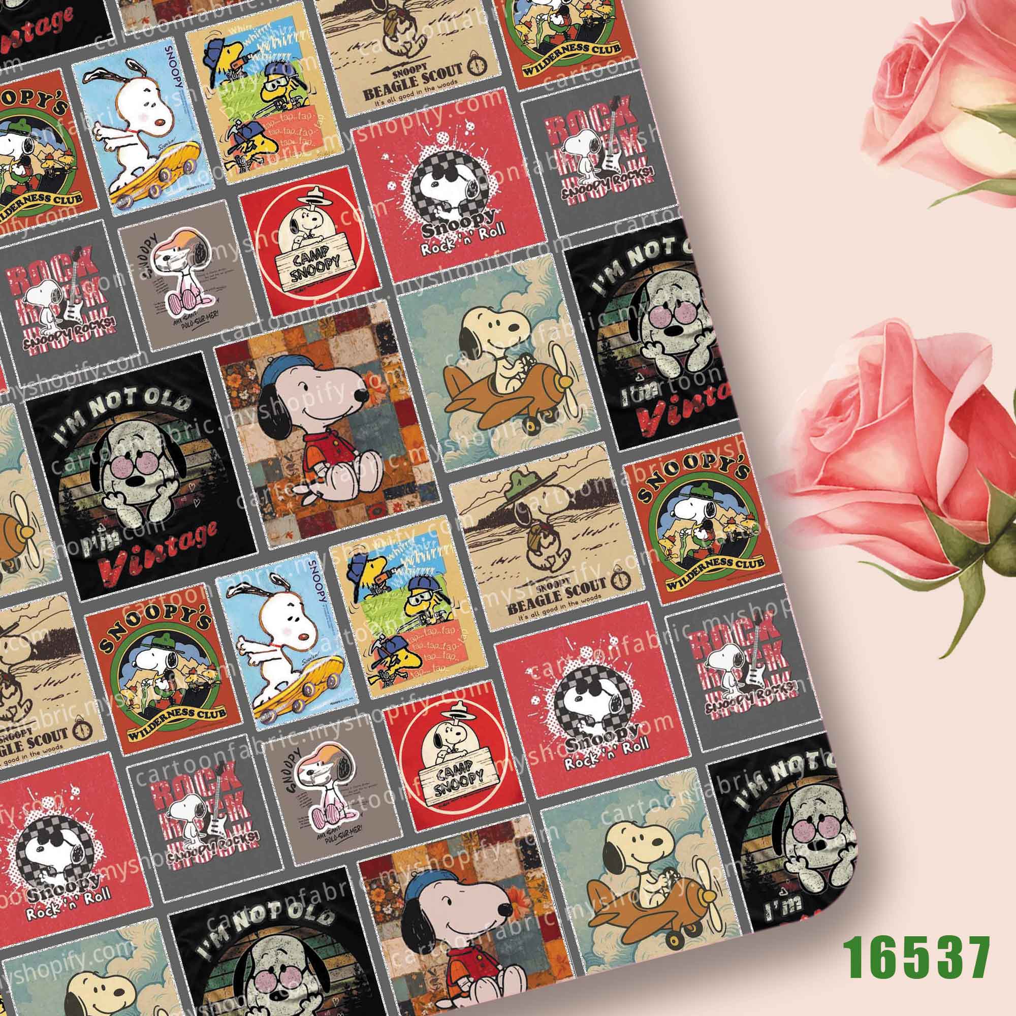 TAKARA TOMY Snoopy Fabric140x5 - Sewing Production ulasan dan harga
