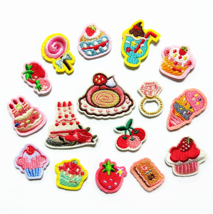 10 Pcs Fruit Cake Embroidered  - Sewing Id ulasan dan harga