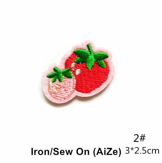 10 Pcs Fruit Cake Embroidered  - Sewing Id ulasan dan harga