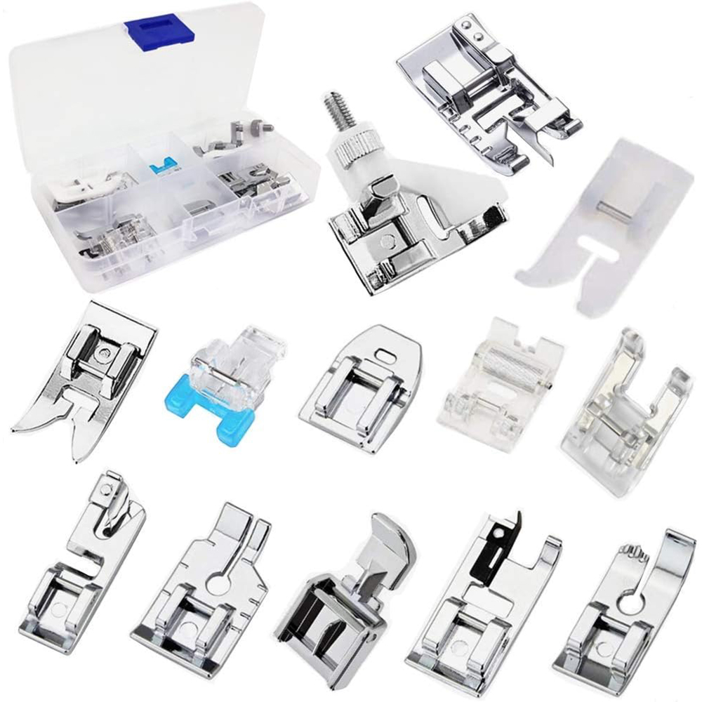 13 PCS/Box Presser Foot Set Ro - Zipper Foot Presser ulasan dan harga