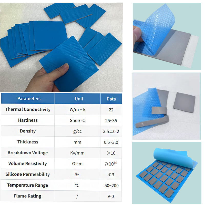 22W/mk 100x100mm Soft Thermal  - Fabric Softener Sheet ulasan dan harga