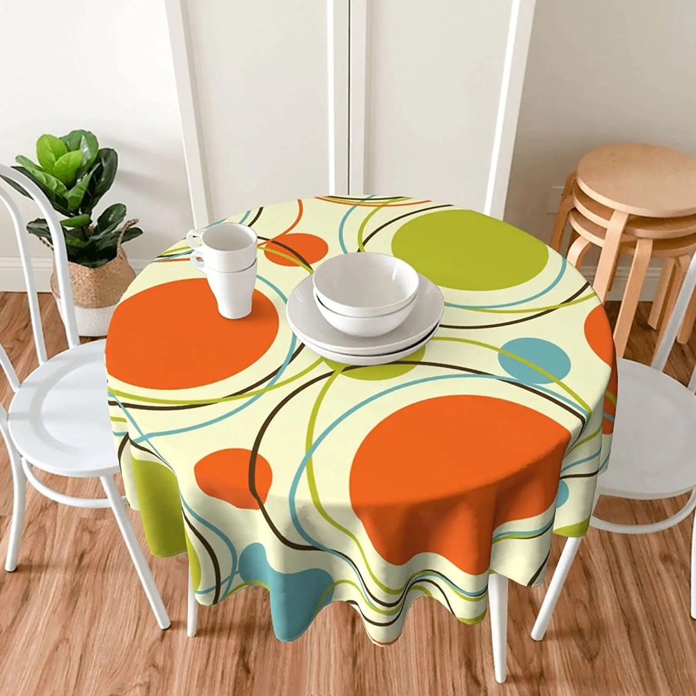 Table Cloth Colorful 1950s Ret - Century Textile & Sewing Supply Photos ulasan dan harga