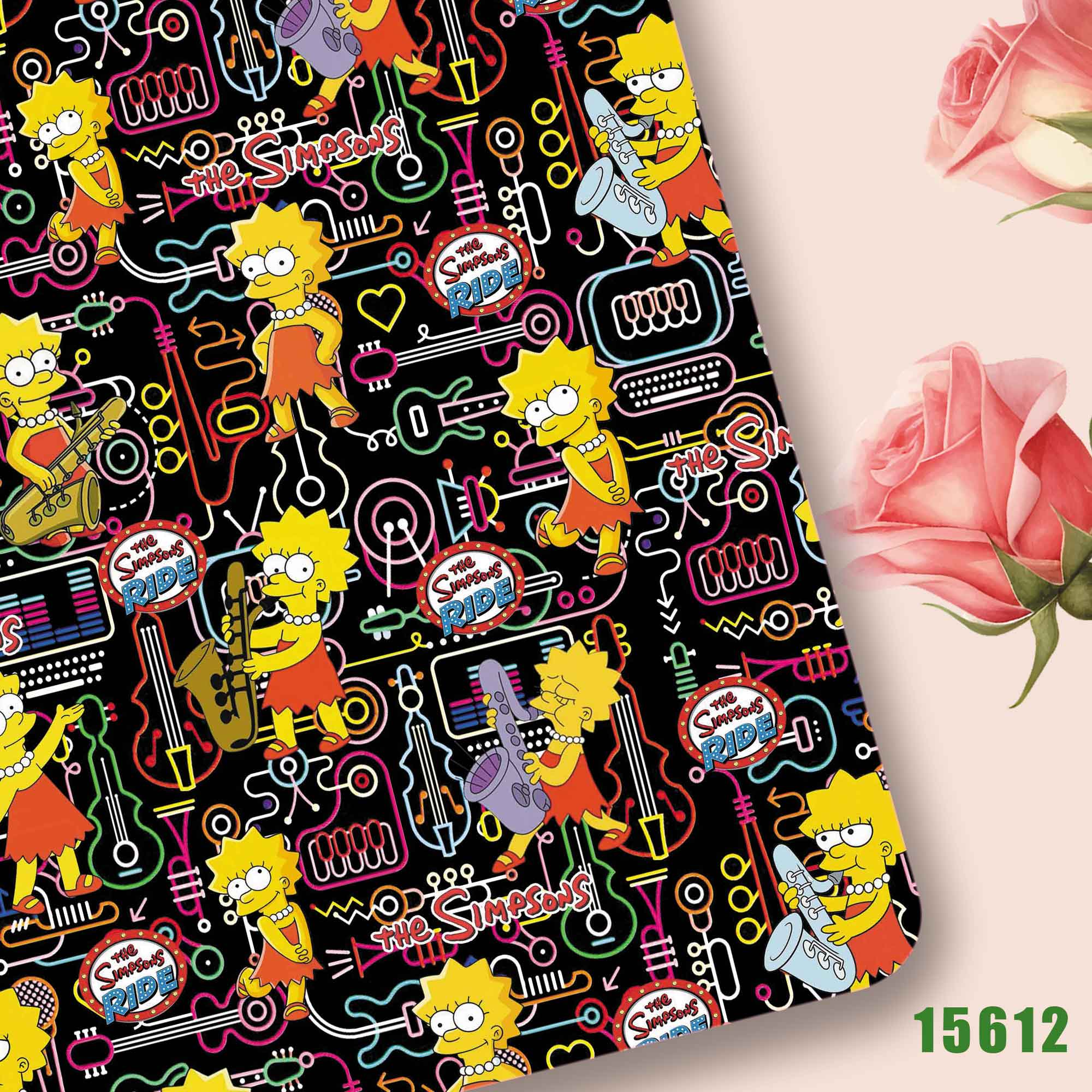 Cartoon THE SIMPSONS Polyester - Sewing Production ulasan dan harga