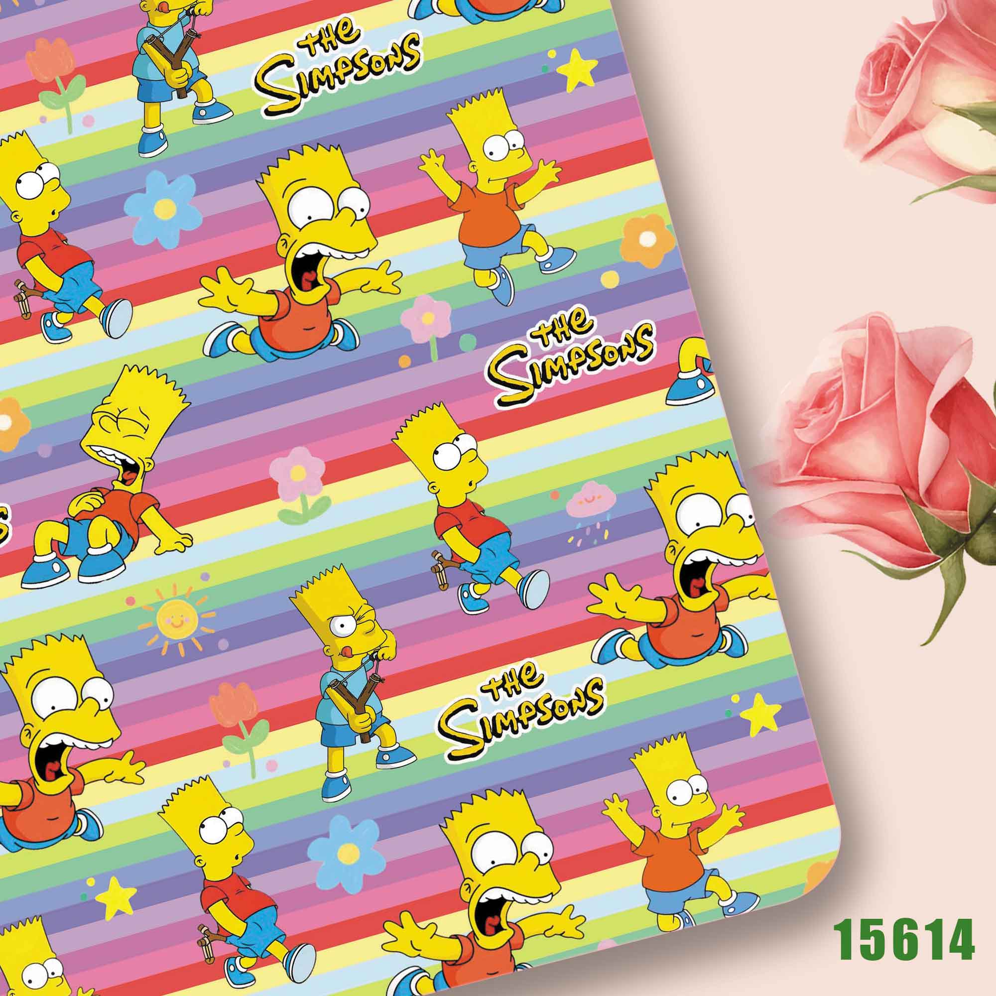 Cartoon THE SIMPSONS Polyester - Sewing Production ulasan dan harga