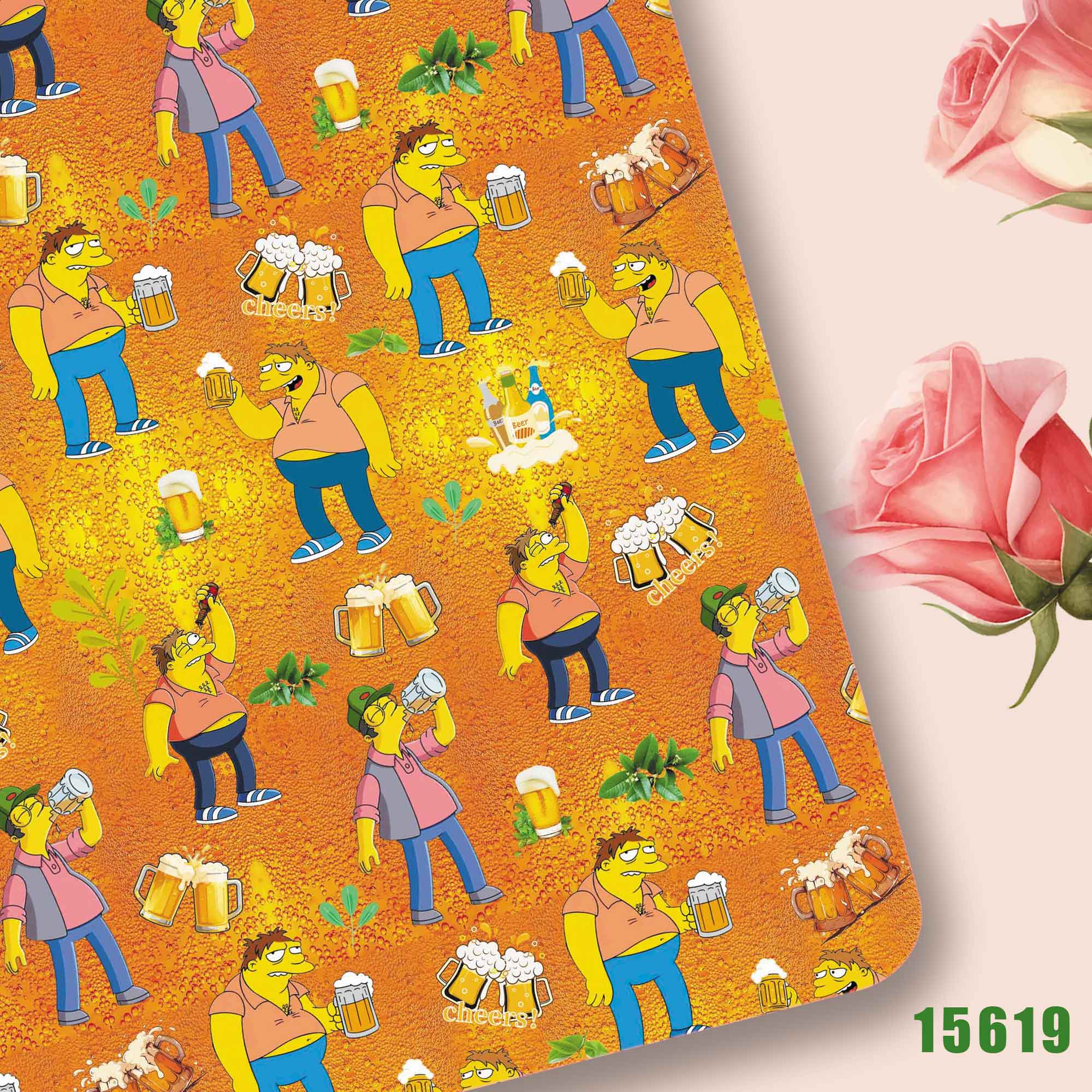 Cartoon THE SIMPSONS Polyester - Sewing Production ulasan dan harga
