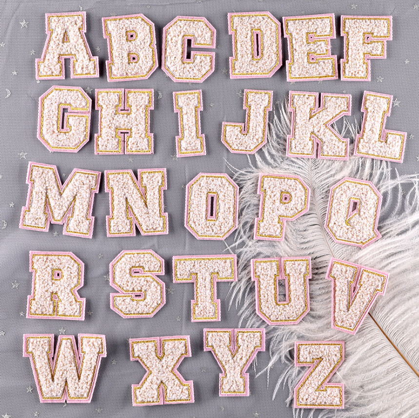 10 Pcs Towel Number Alphabet E - Sewing Id ulasan dan harga