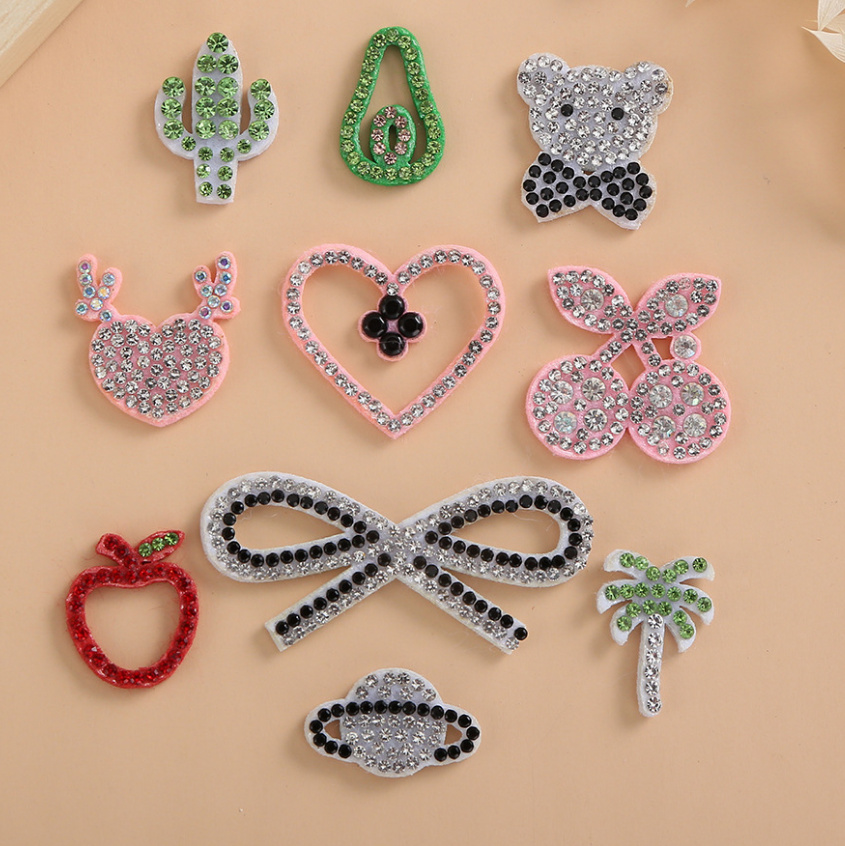 10 Pcs Tree Bow Bear Planet Gl - Sewing Id ulasan dan harga