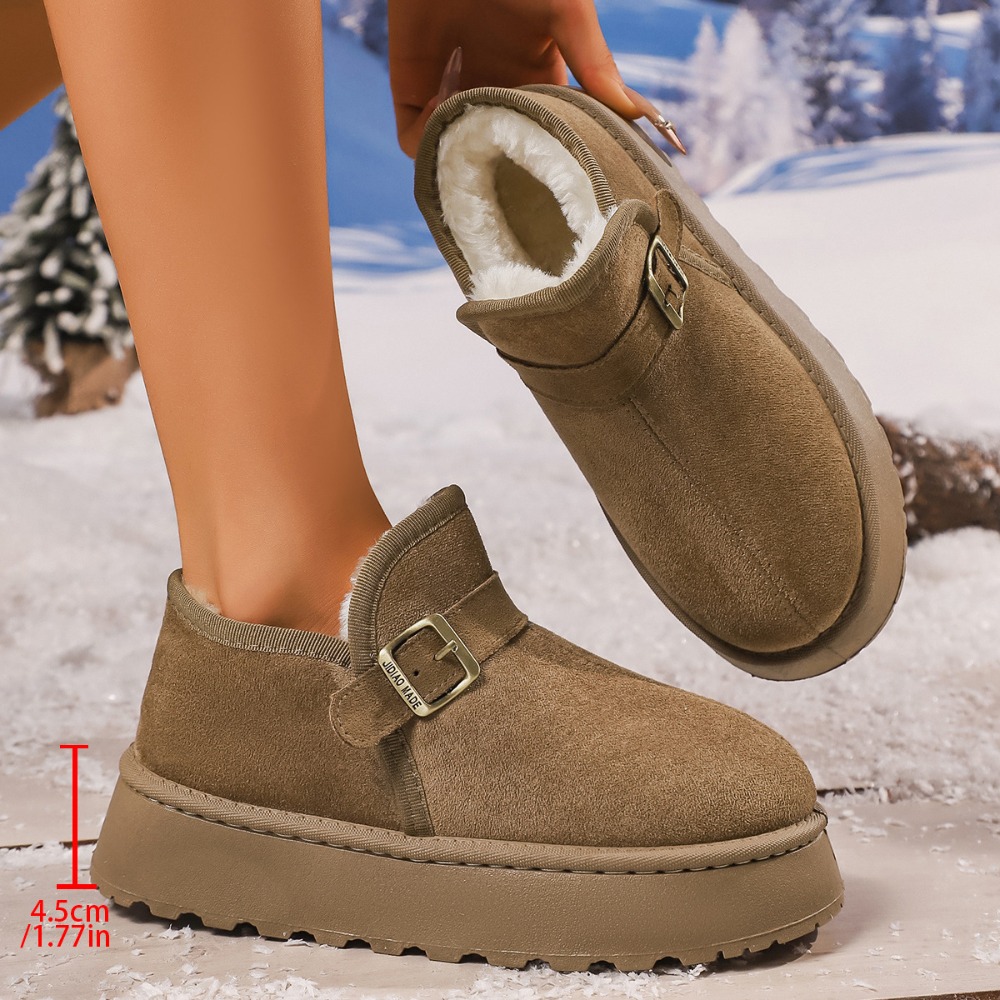 Women's Winter Snow Boots Thic - Sewing Fleece ulasan dan harga