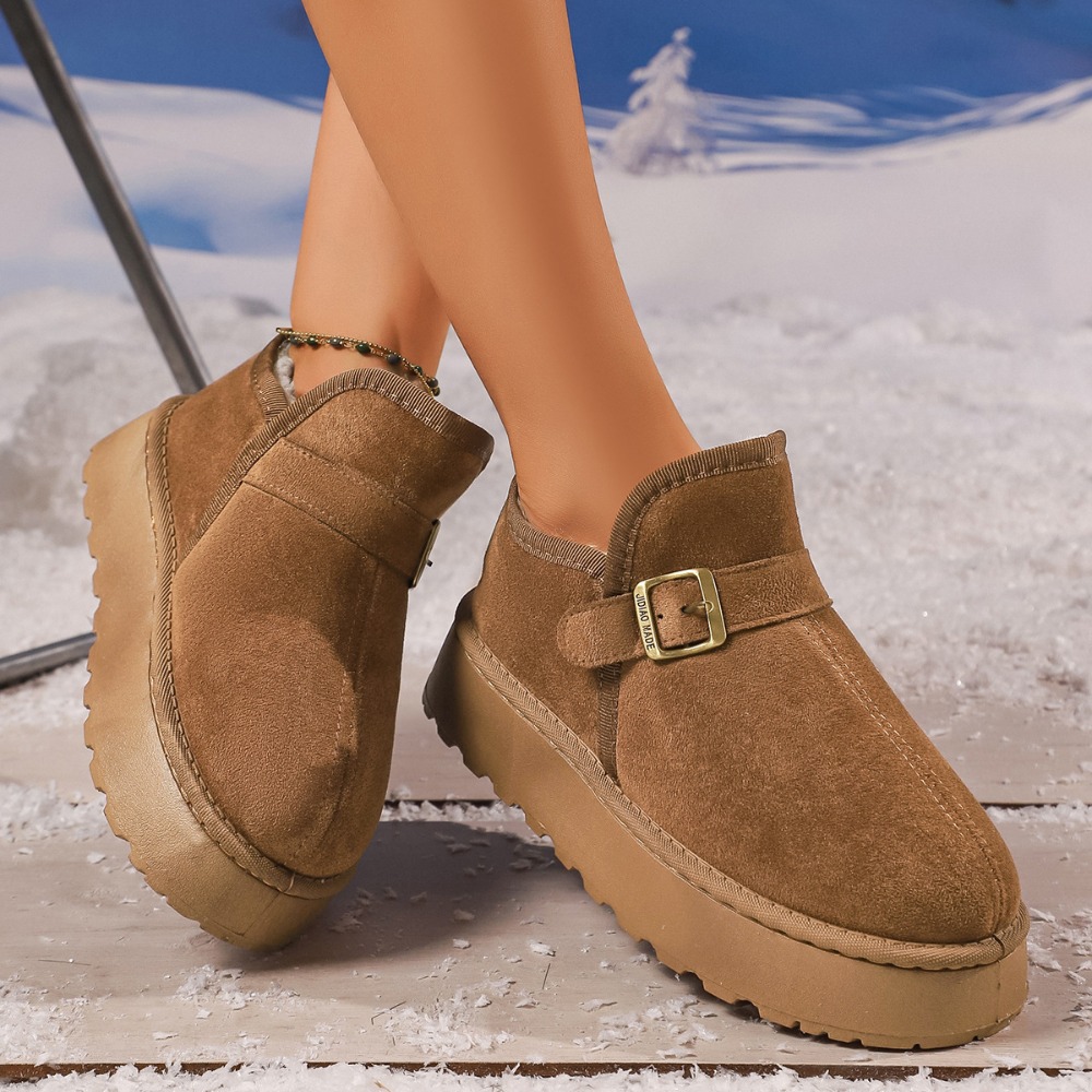 Women's Winter Snow Boots Thic - Sewing Fleece ulasan dan harga
