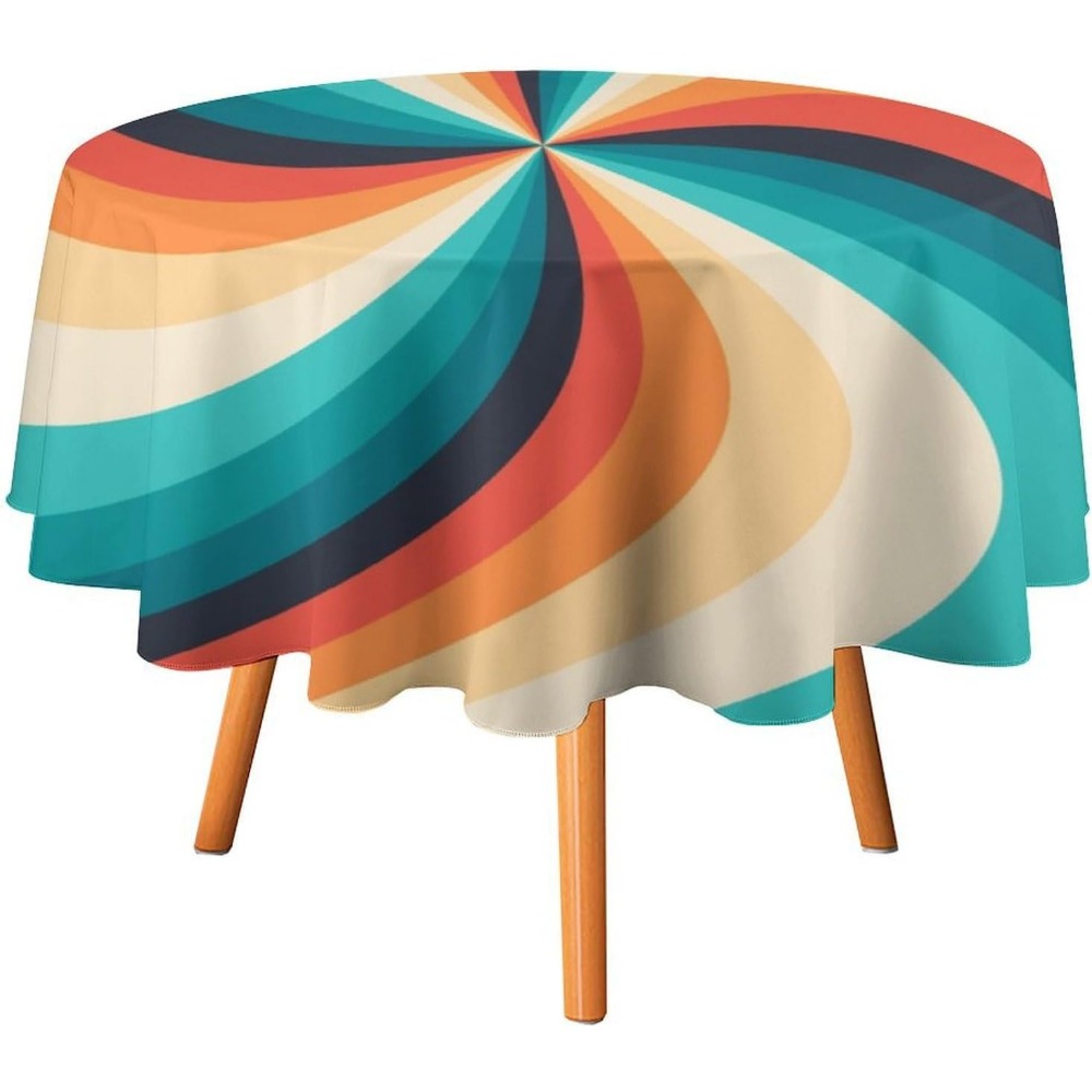 Vintage Groovy Swirl Round Tab - Century Textile & Sewing Supply Photos ulasan dan harga