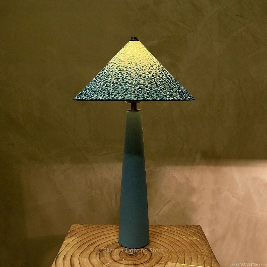 Teal Umbrella Shape Table Lamp - Century Textile & Sewing Supply Photos ulasan dan harga