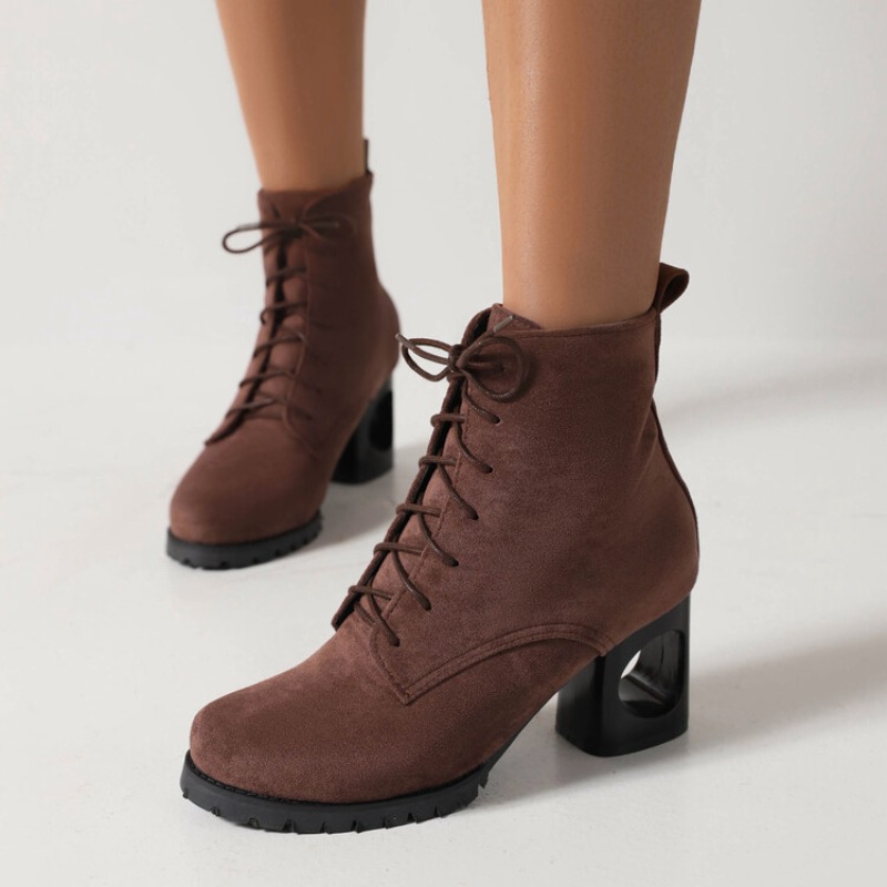 Autumn Winter Faux Suede Ankle - Sewing Fleece ulasan dan harga