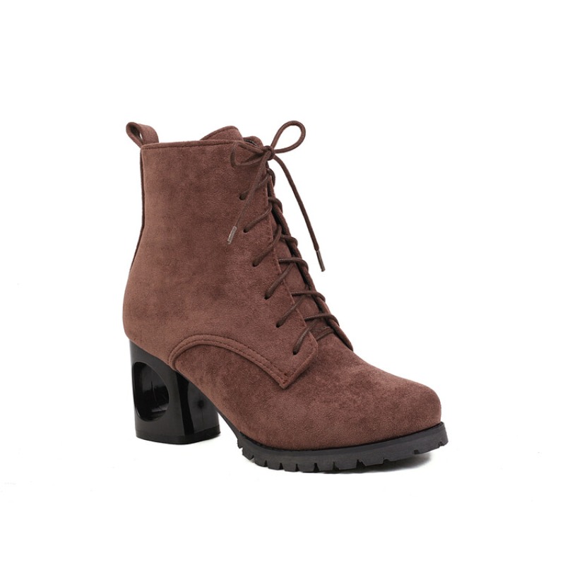 Autumn Winter Faux Suede Ankle - Sewing Fleece ulasan dan harga